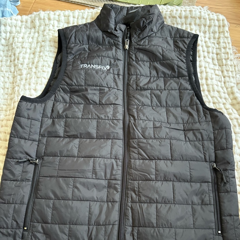 Black Men's Quilted Vest